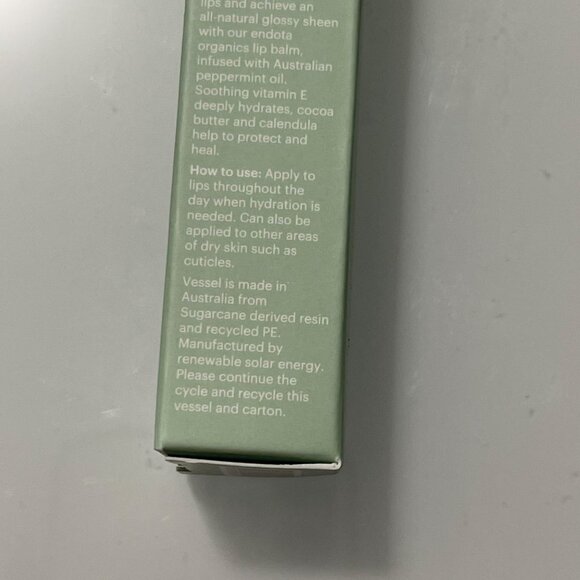 Endota Organic Natural Glossy Finish Soothing Cocoa Butter Hydrating Lip Balm - Picture 6 of 7